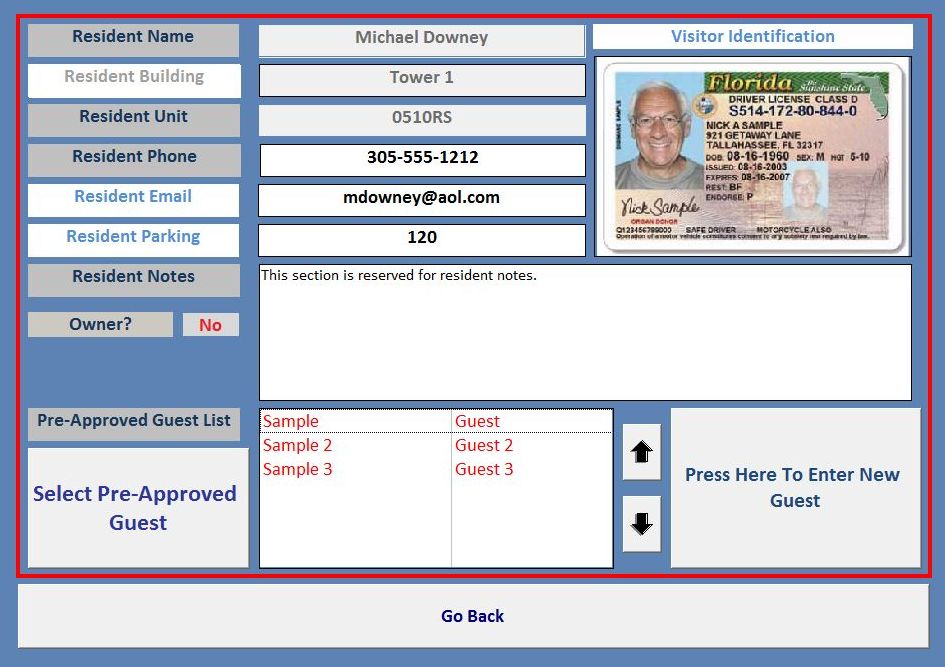 A view of Elite Guards Guardian Security Technology App